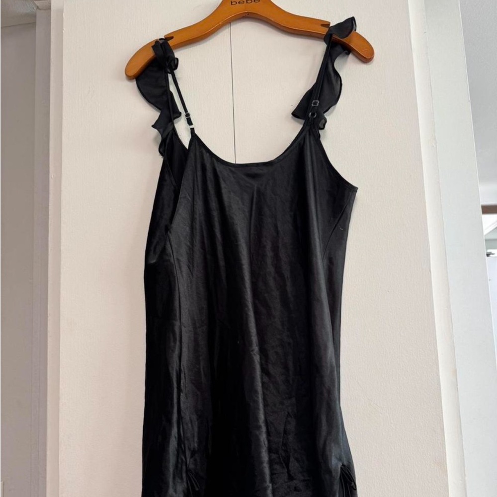 Morgan Taylor Black Ruffle Dress - Picture 4 of 6